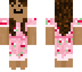 my skin with strawberry dress
