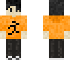 orange hoodie
