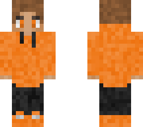 oranged (black pants)