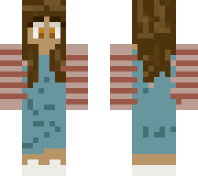 overalls + stripes