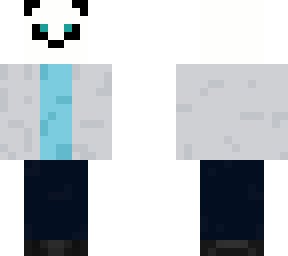 panda in jacket
