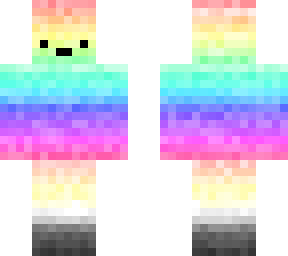 rainbow candy person