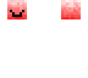 red gradient smile head