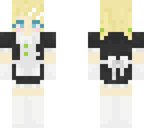 rin kagamine in a maid dress