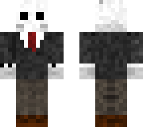 skeleton in a suit