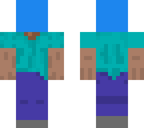 steve with blue head (blinding)