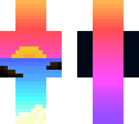 sun set on the ocean