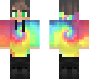 tye-dye shirt & adidas