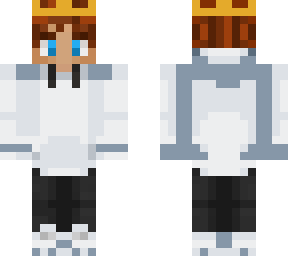 white sweater and blue eyes (purpled skin recolor)