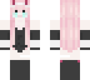 zero two 02 bunny girl (black)
