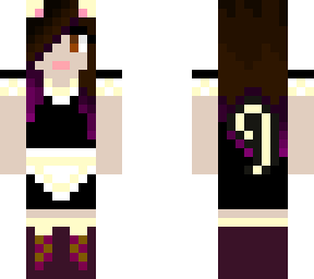 ash's cat maid skin