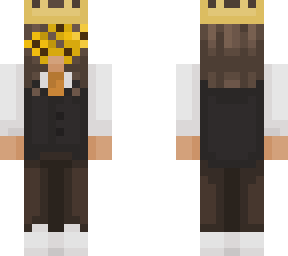 bartender with crown pog