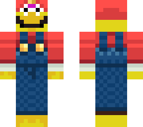 bigbird in a mario suit
