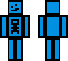 blue man