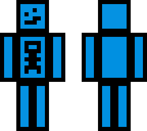 blue man