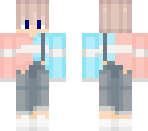 blue pink boy with bungees