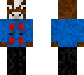 cow in hoodie