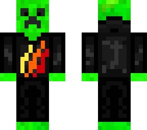 creeper wearing prestonstlye hoodie