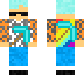 diamond pickaxe rainbow