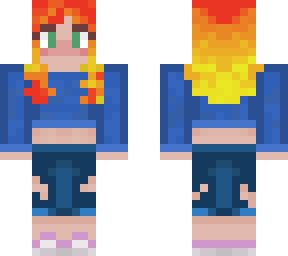 fire hair girl