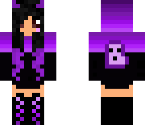 ghost girl purple