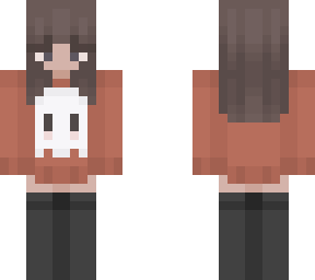 ghost sweater but black socks