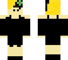 gold and black boy but femboy