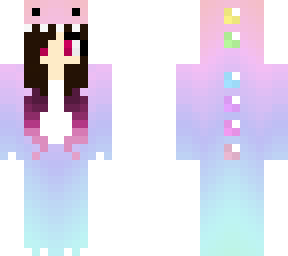 gradient dino girl edit