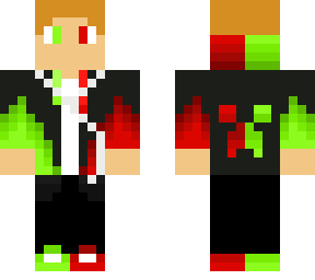 half slime, half fire boy (no gloves)