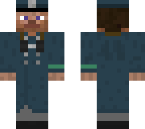 luftschutz officer with binoculars