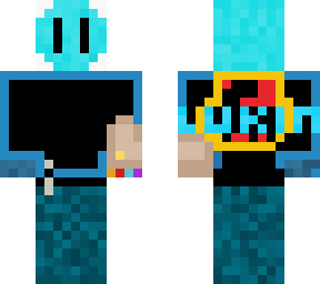 lukin wood official minecraft skin of the youtube channel