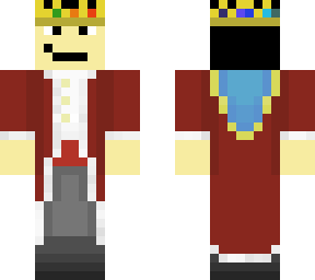 man in a kings outfit