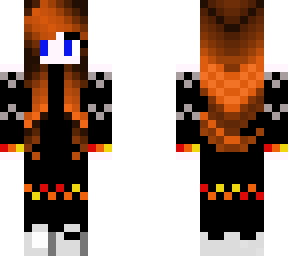 my first girl skin in minecraft