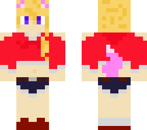 pink fox girl