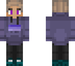 purpled in a different outfit