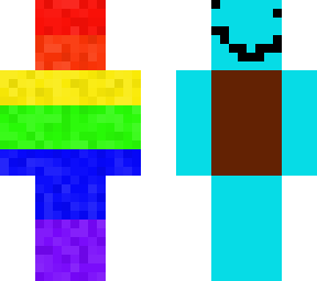 rainbow man with a twist