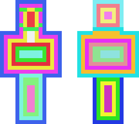 rainbow perosn