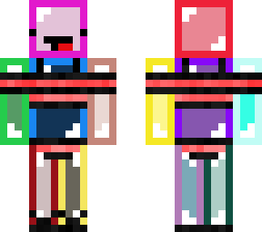 random coloured skeppy bikini