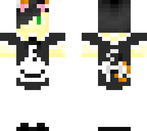 simple calico cat maid
