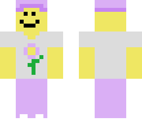 slim flower person