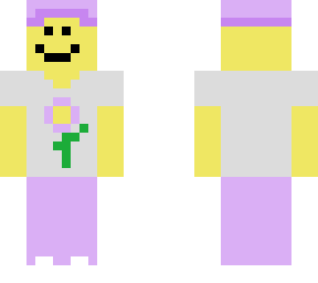 slim flower person
