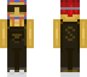 sunnee overalls/mask and hair recolor 2.0