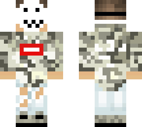 supreme white/grey camo / owo mask