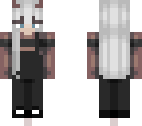 sweater girl devil remake grey hair
