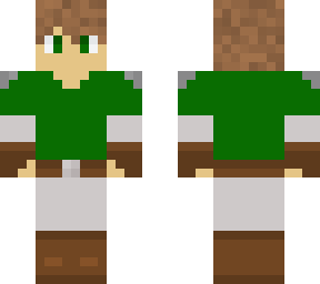 traje link verde