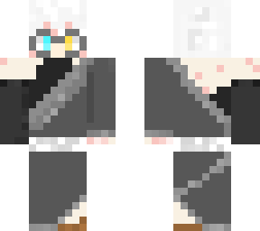 with glasses and shoes, woops!