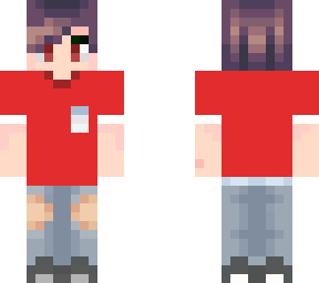 ~red t shirt girl~