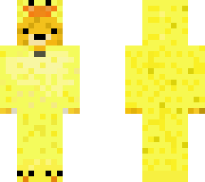 bear in duck pjs and slippers (slim character model)