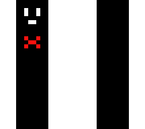 black creeper with bow tie