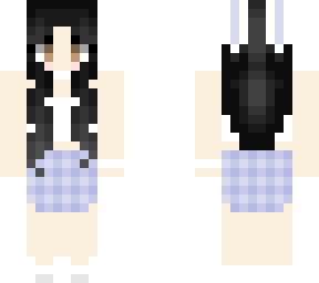 black haired bunny girl